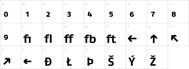 Uppercase characters