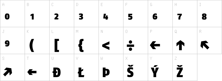 Uppercase characters