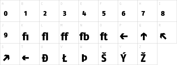 Uppercase characters