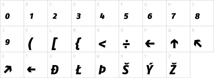 Uppercase characters