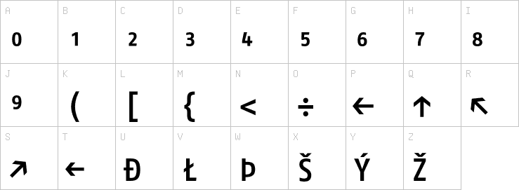 Uppercase characters