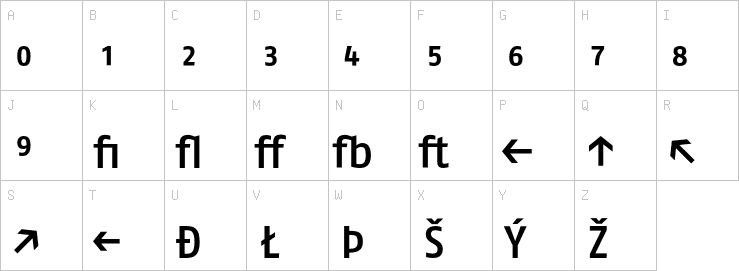 Uppercase characters