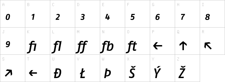 Uppercase characters