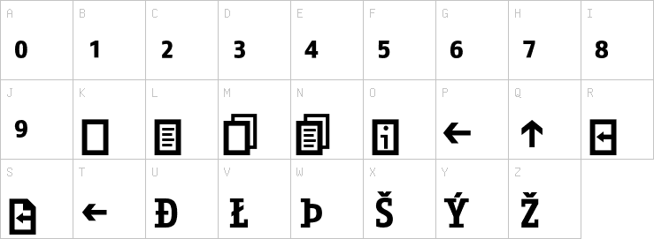 Uppercase characters