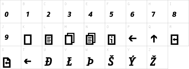 Uppercase characters