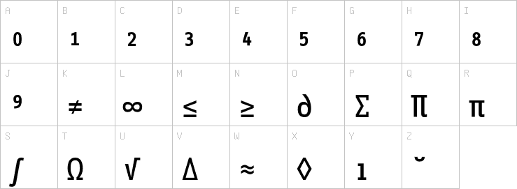 Uppercase characters