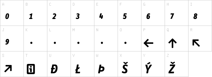 Uppercase characters