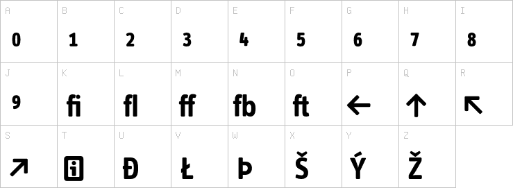 Uppercase characters