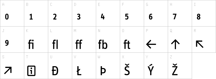 Uppercase characters