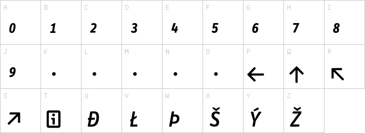 Uppercase characters