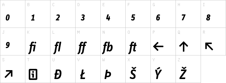 Uppercase characters