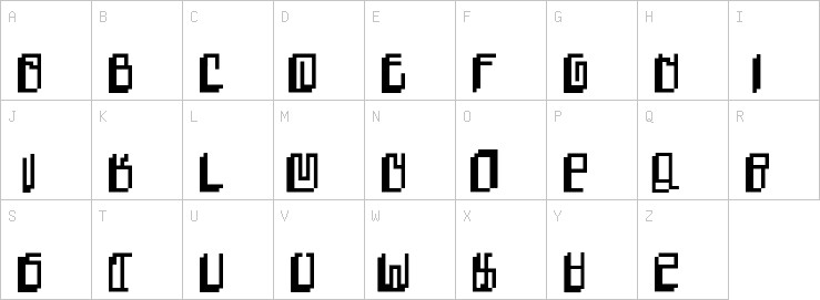 Uppercase characters