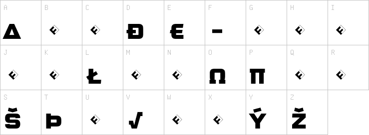 Uppercase characters