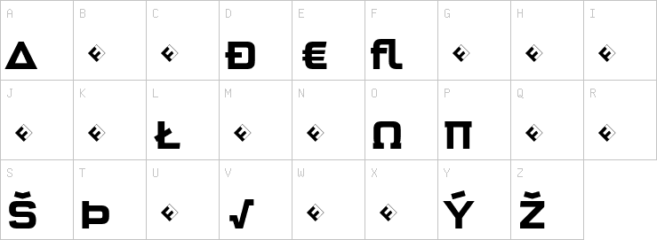 Uppercase characters