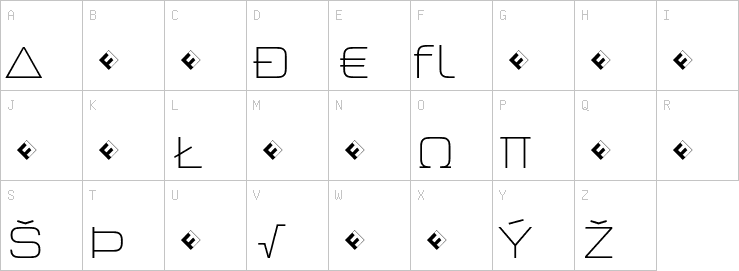 Uppercase characters