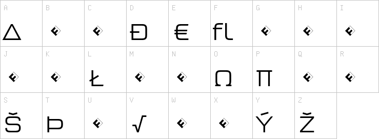 Uppercase characters