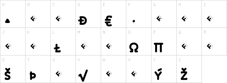 Uppercase characters