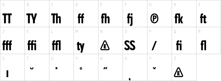 Uppercase characters