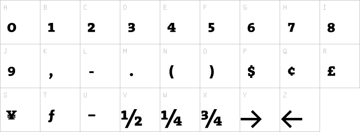Uppercase characters