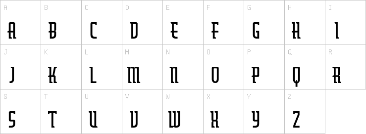 Uppercase characters