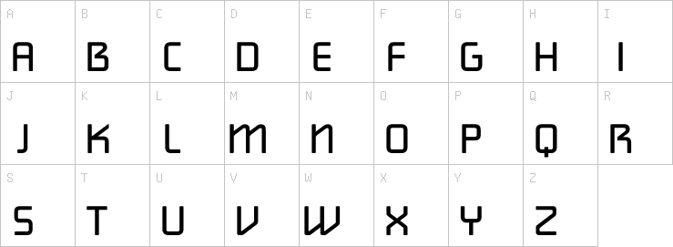 Uppercase characters