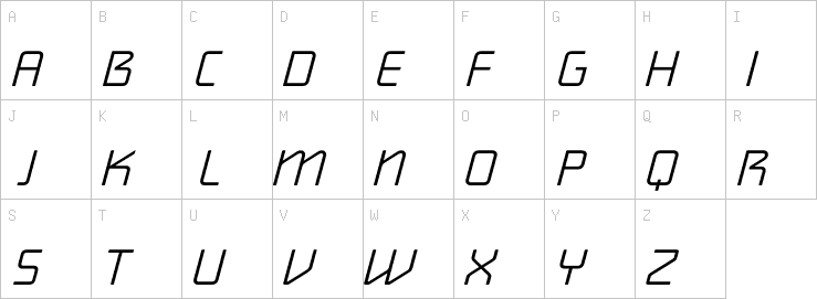Uppercase characters