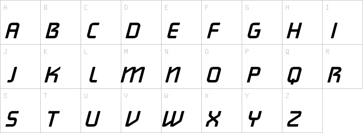 Uppercase characters