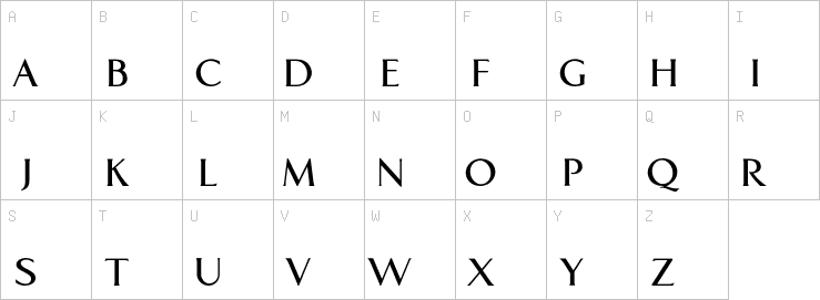 Uppercase characters