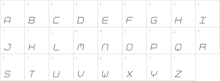 Uppercase characters