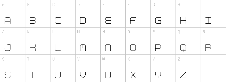 Uppercase characters
