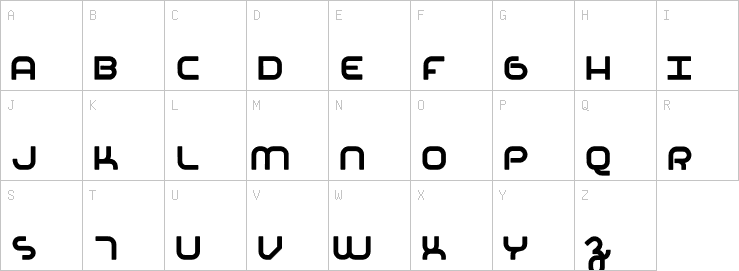 Uppercase characters