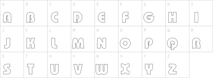 Uppercase characters