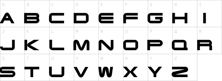 Uppercase characters