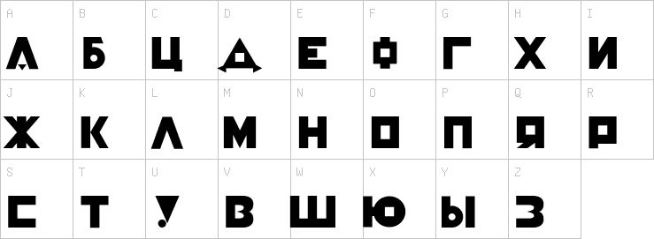 Uppercase characters