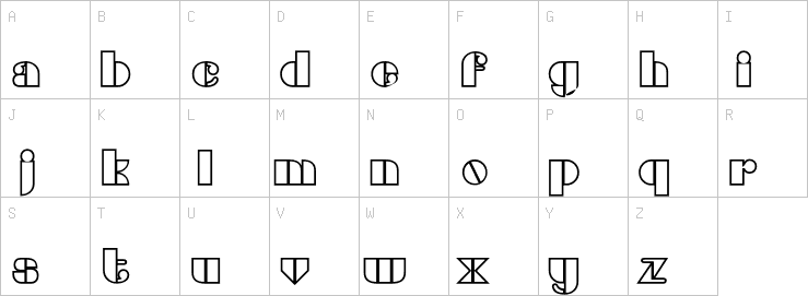 Uppercase characters