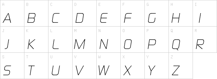 Uppercase characters