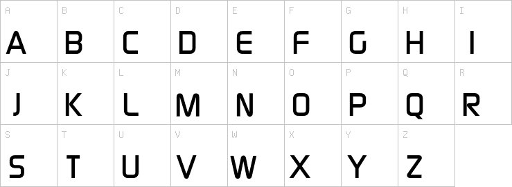 Uppercase characters