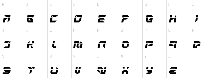 Uppercase characters