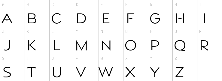 Uppercase characters