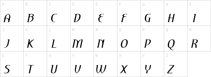 Uppercase characters