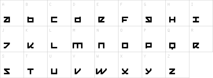 Uppercase characters