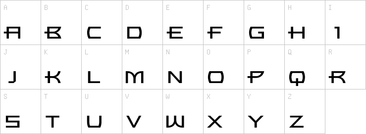 Uppercase characters