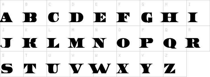 Uppercase characters