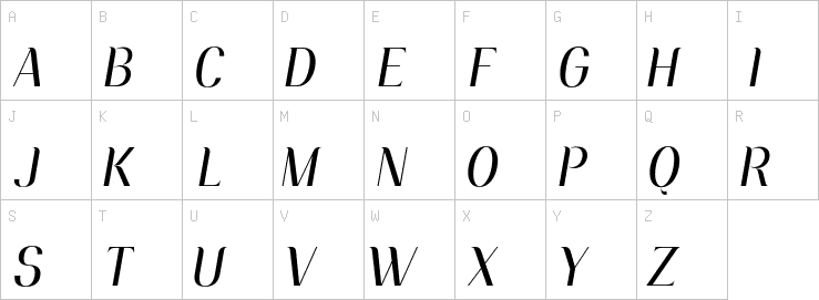 Uppercase characters