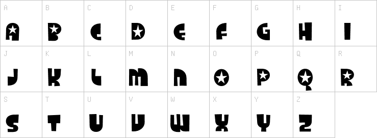 Uppercase characters