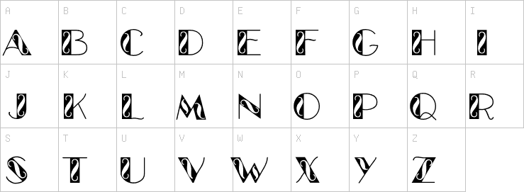 Uppercase characters