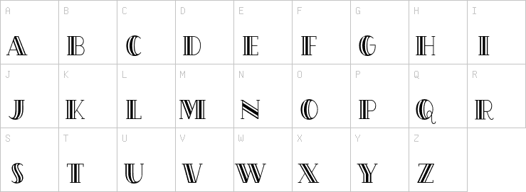 Uppercase characters