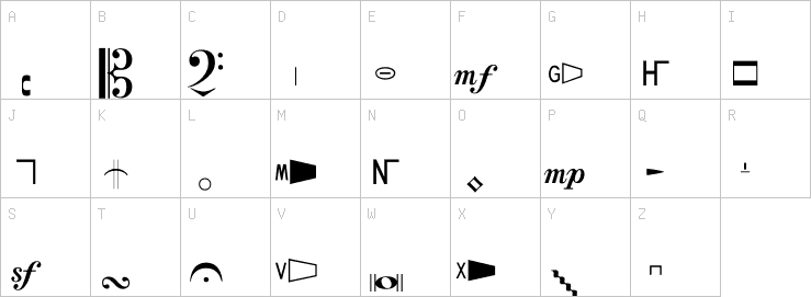 Uppercase characters