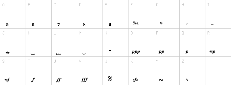 Uppercase characters
