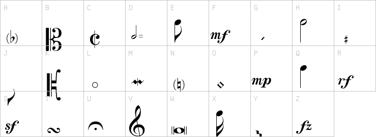 Uppercase characters